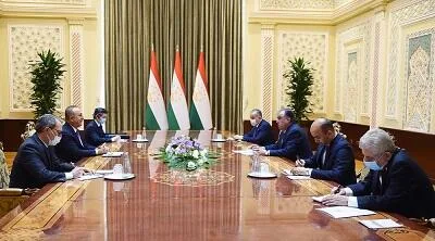 Tacikistan Prezidenti Mövlud Çavuşoğlunu qəbul edib