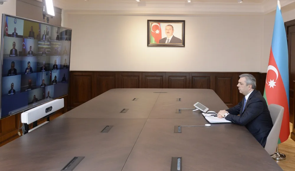 PA rəhbəri nazirləri topladı, Prezidentin tapşırıqları çatdırıldı - Videokonfrans