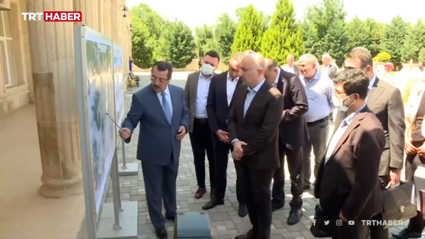Azərbaycan və Türkiyə nazirləri Qarabağda - VİDEO