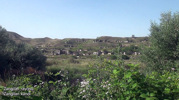 İşğaldan azad edilən Zəngilanın daha bir kəndinin görüntüləri - VİDEO