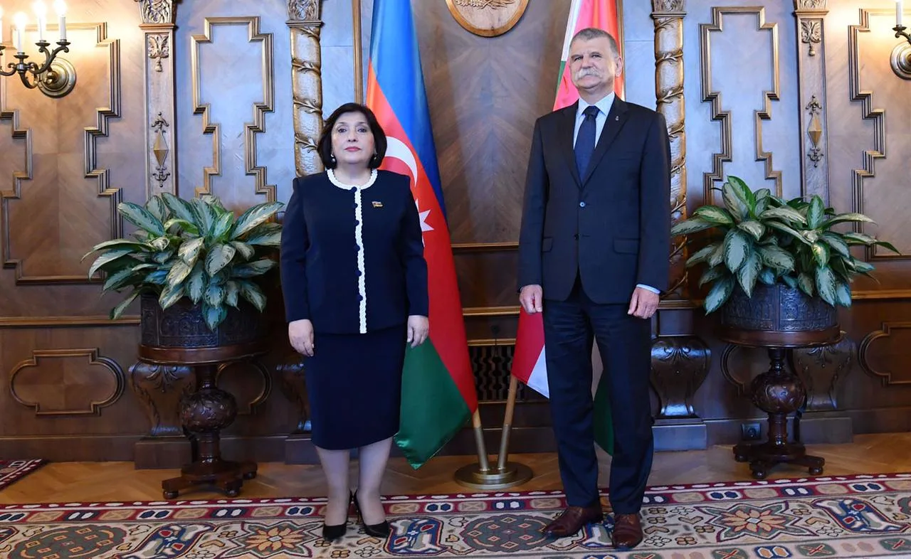 Sahibə Qafarova Macarıstan Milli Assambleyasının sədri ilə görüşüb