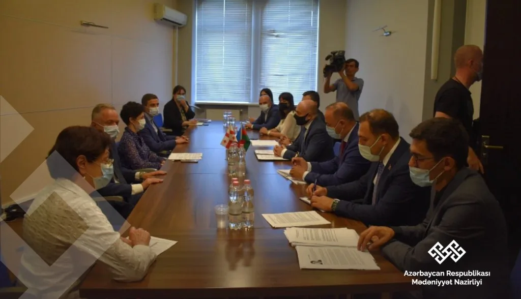 Azərbaycan ilə Gürcüstan arasında mədəni əlaqələrin inkişaf perspektivləri müzakirə olunub - Foto