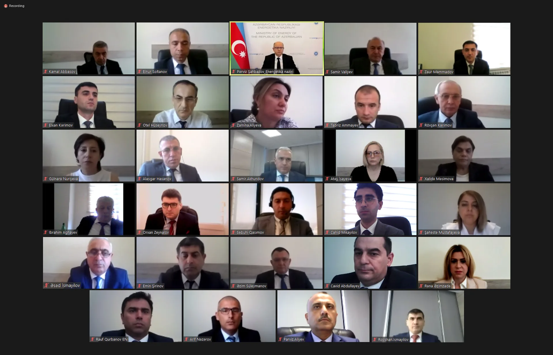 Energetika Nazirliyində kollegiya iclası keçirilib