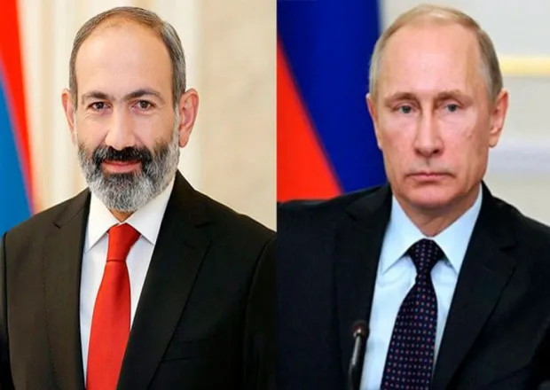 Putin və Paşinyan arasında telefon danışığı olub