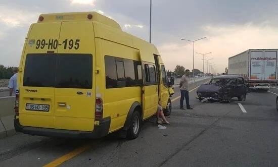 Ağdaşda ağır qəza: yaralı var