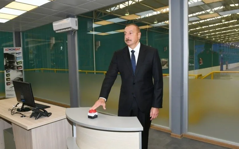 Sumqayıt Kimya Sənaye Parkında “Azmonbat” MMC-nin açılışı olub - YENİLƏNİB