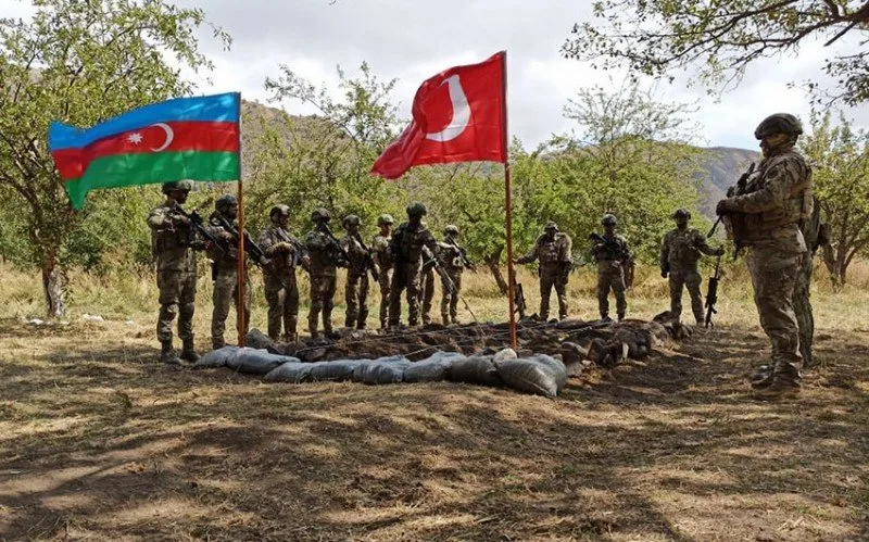 Laçında Azərbaycan-Türkiyə birgə təlimi başlayıb - FOTO