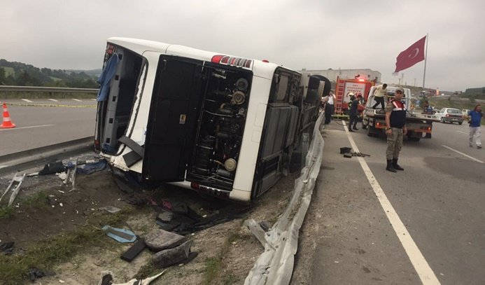 Türkiyədə ağır QƏZA: 15 yaralı