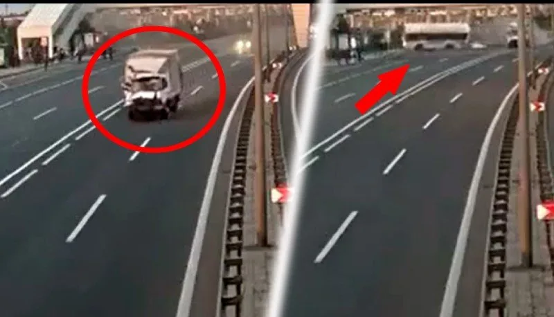 19 yaşlı sürücünün qəzadan sonra DYP əməkdaşlarına ilk sözü bu olub - VİDEO