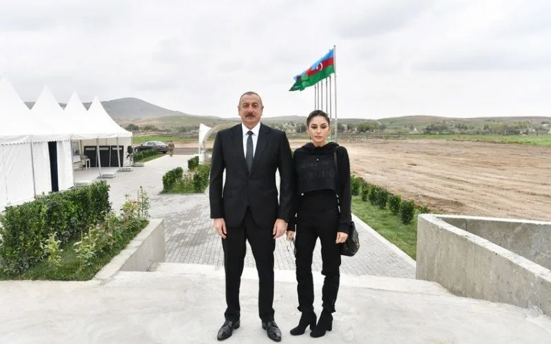 İlham Əliyev və Mehriban Əliyeva Zəngilan rayonunda səfərdə olublar