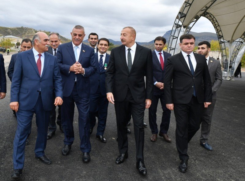 Prezidentin Zəngilan səfərindən FOTOLAR