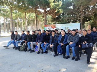Toplanışa çağırılan ehtiyatdakı hərbçilər hərbi hissəyə qəbul olunublar - VİDEO