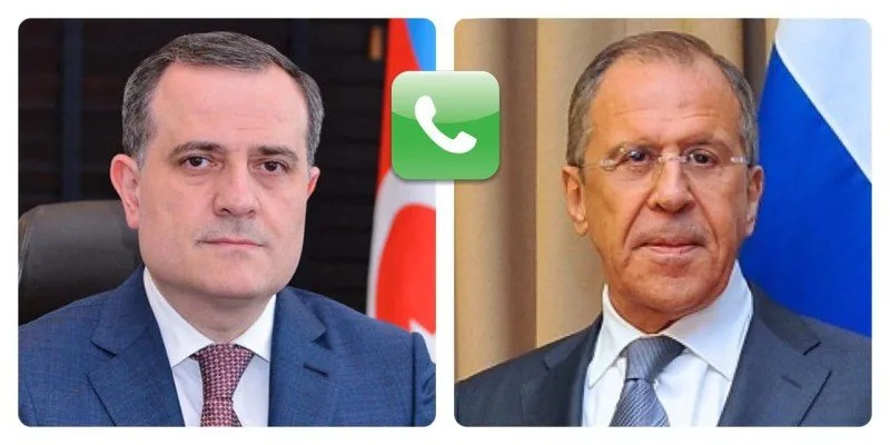 Ceyhun Bayramovla Sergey Lavrov arasında telefon danışığı olub