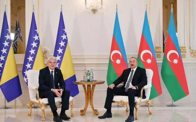 Prezident Bosniya və Herseqovinanın Rəyasət Heyətinin üzvü Şefik Caferoviçlə görüşdü - FOTO