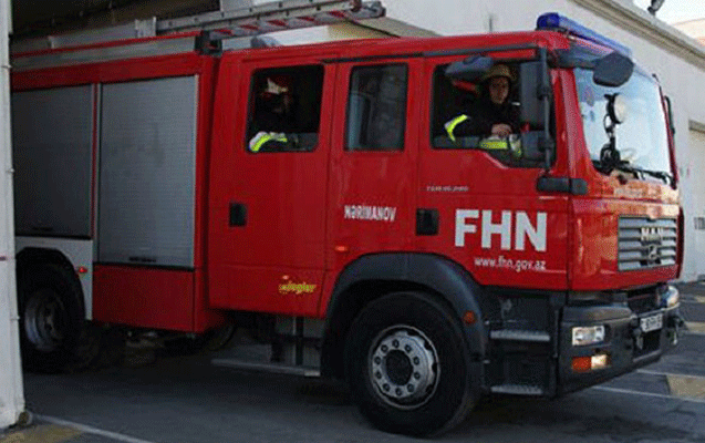 Neftçalada məktəbdə yanğın