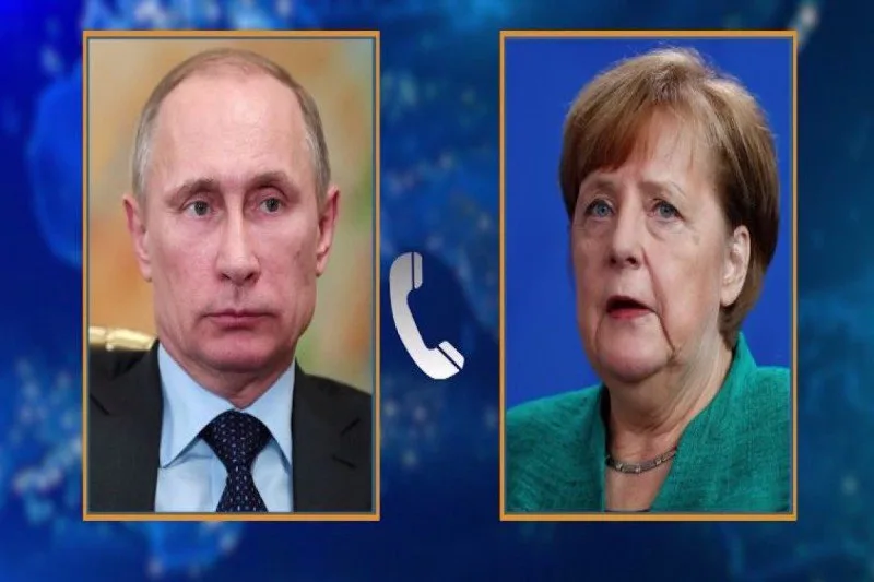 Putin və Merkel Polşa-Belarus sərhədindəki vəziyyətdən narahatdır