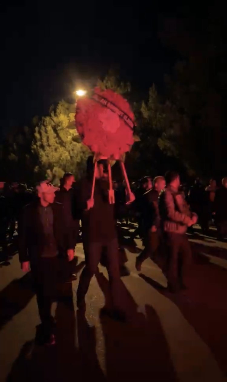 Şəhid Elçin Əliyevlə Şirvanda vida mərasimi keçirilib - FOTOLAR