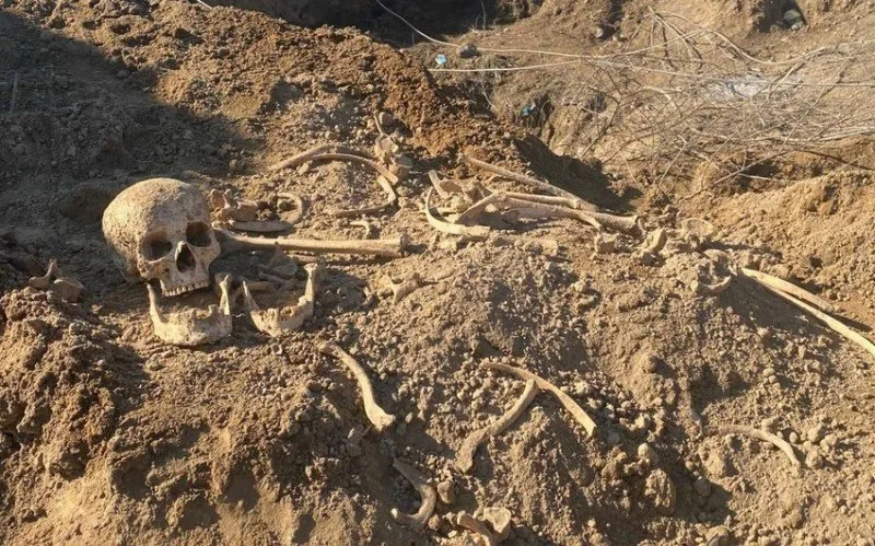 Qobustanda insan sümükləri aşkarlanıb