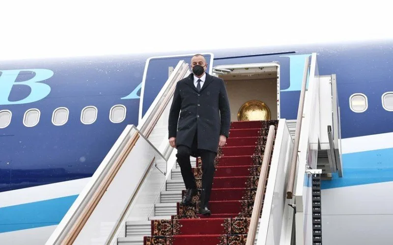 Prezident İlham Əliyev Soçiyə getdi