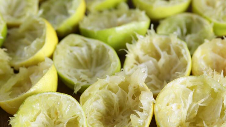 Limon qabığını atmayın!