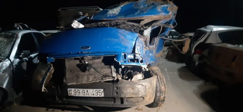 Ələtdə baş verən qəzada mikroavtobus sürücüsü narkotikin təsiri altında olub