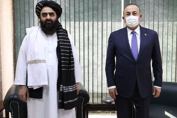 Mövlud Çavuşoğlu Əmirxan Muttaki ilə görüşüb - FOTO