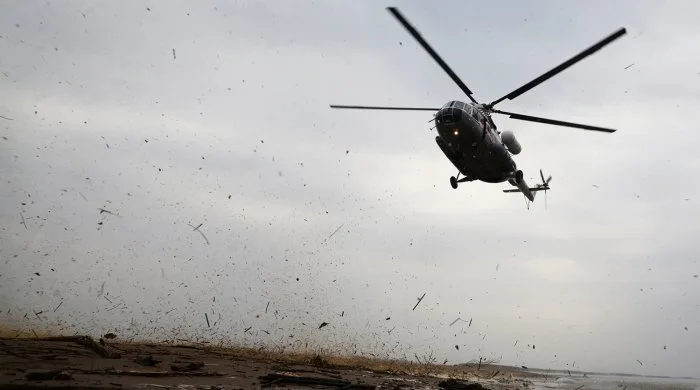 Rusiyada helikopter qəzaya uğradı