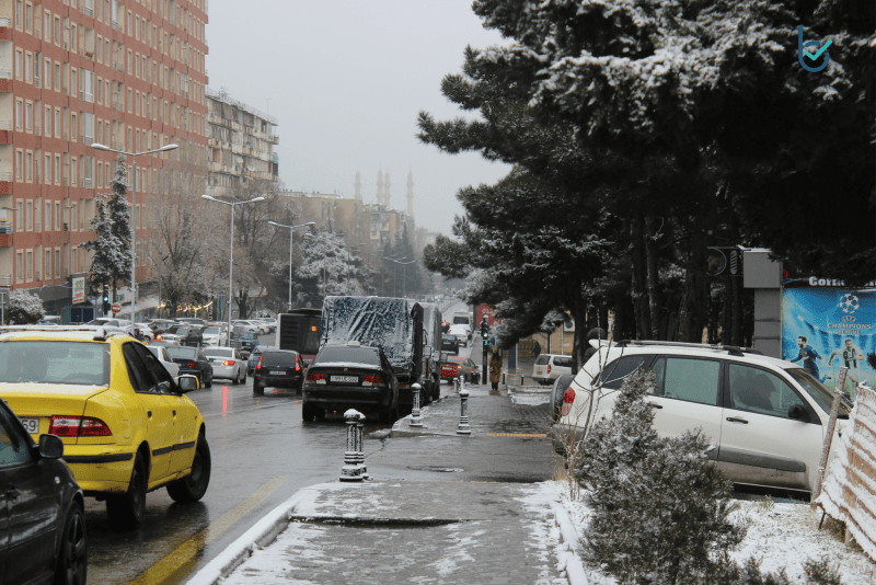 Qarlı Bakı - FOTOREPORTAJ