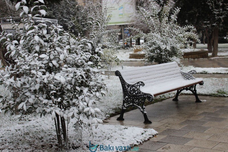 Qarlı Bakı - FOTOREPORTAJ