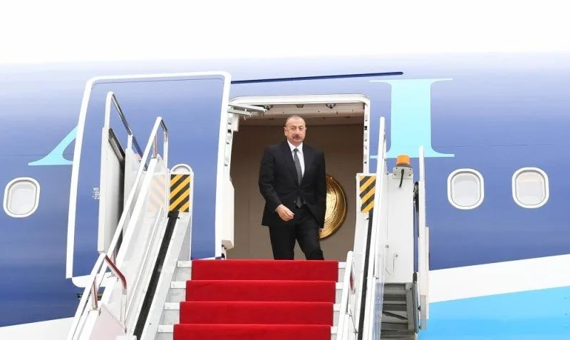 İlham Əliyevin Ukraynaya işgüzar səfəri başa çatdı