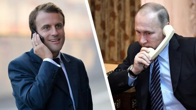Putinlə Makronun həftə ərzində 3 dəfə telefon danışığı oldu