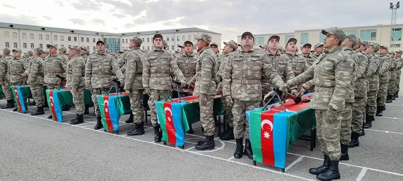 Azərbaycan Ordusunda andiçmə mərasimləri keçirilib - VİDEO
