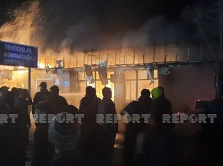 Qəbələdə bazar YANDI - FOTO - YENİLƏNİB
