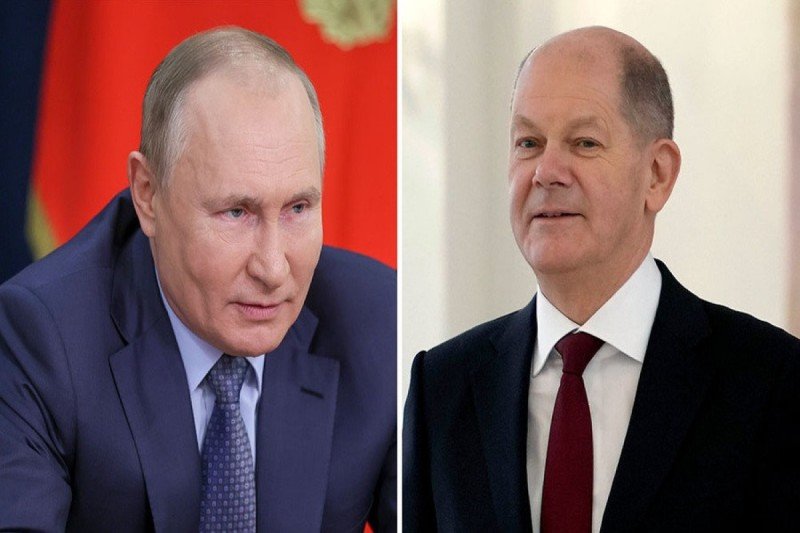Putin və Şoltsun görüşü başladı