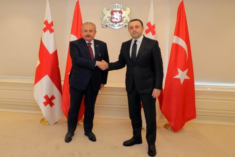 Mustafa Şəntop Qaribaşvili ilə görüşdü