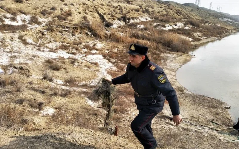 Brakonyerliyə qarşı reyd keçirildi - FOTOLAR