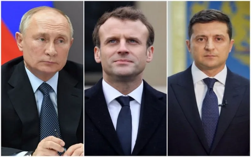 Makron Putin və Zelenski ilə danışıqlar aparıb
