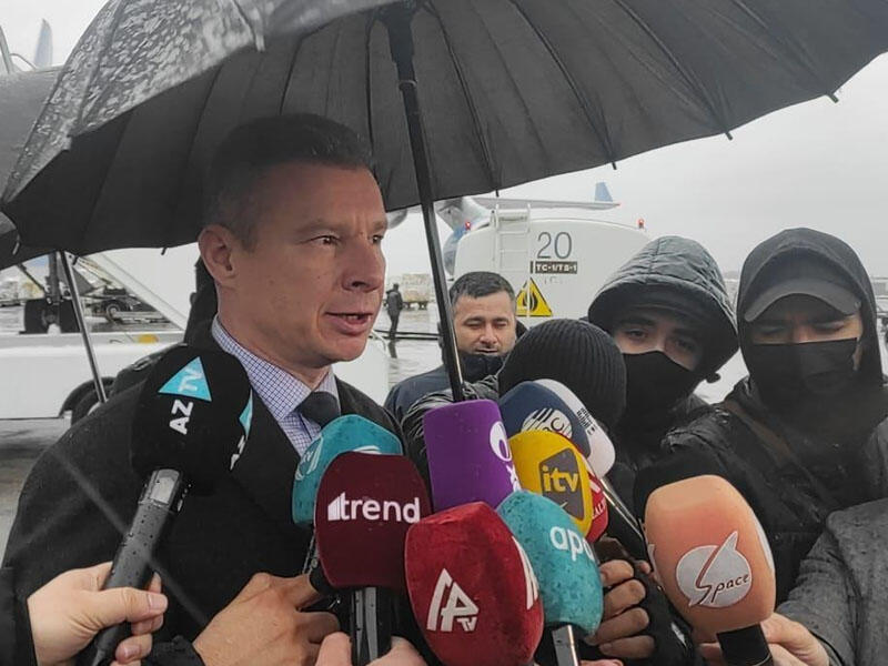 Ukrayna səfiri humanitar yardıma görə İlham Əliyevə təşəkkür etdi