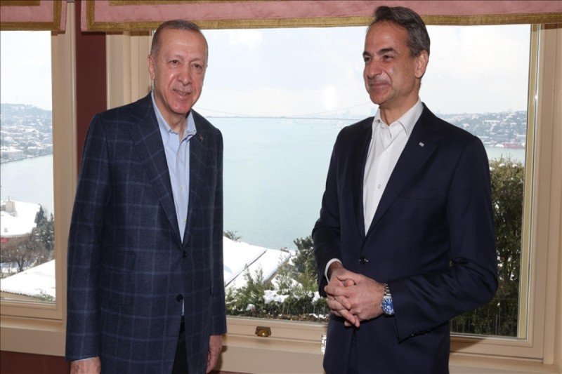 Ərdoğan Yunanıstanın Baş nazirini qəbul etdi - YENİLƏNİB