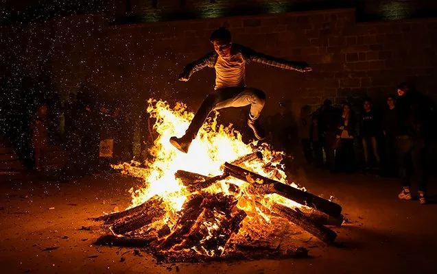 İlaxır çərşənbədə Bakıda 3 nəfər tonqalda xəsarət aldı