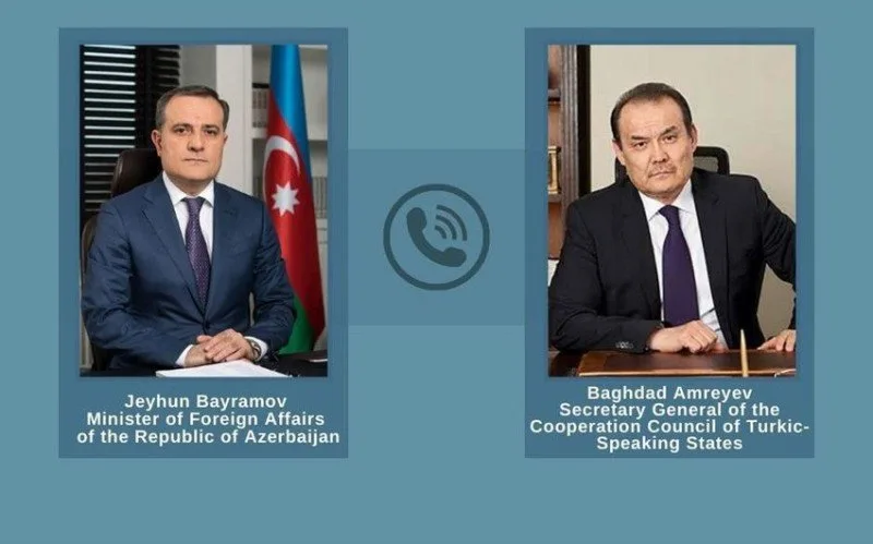 Ceyhun Bayramov Türk Dövlətləri Təşkilatının Baş katibi ilə telefonla danışdı