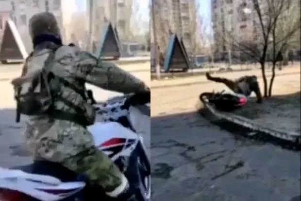 Ukraynada “TikTok”la məşğul olan kadırovçular - VİDEO