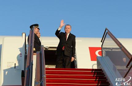 Ərdoğan Özbəkistanda belə qarşılandı - Video