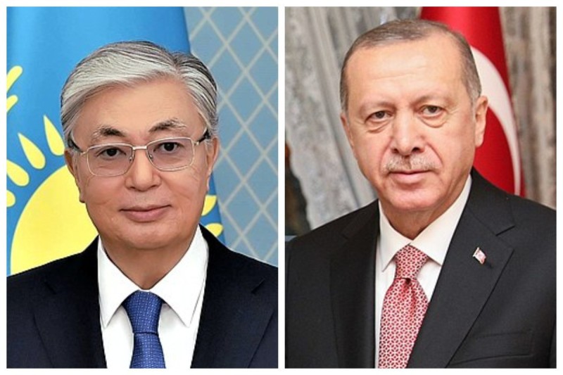 Ərdoğan Qazaxıstan prezidenti ilə DANIŞDI
