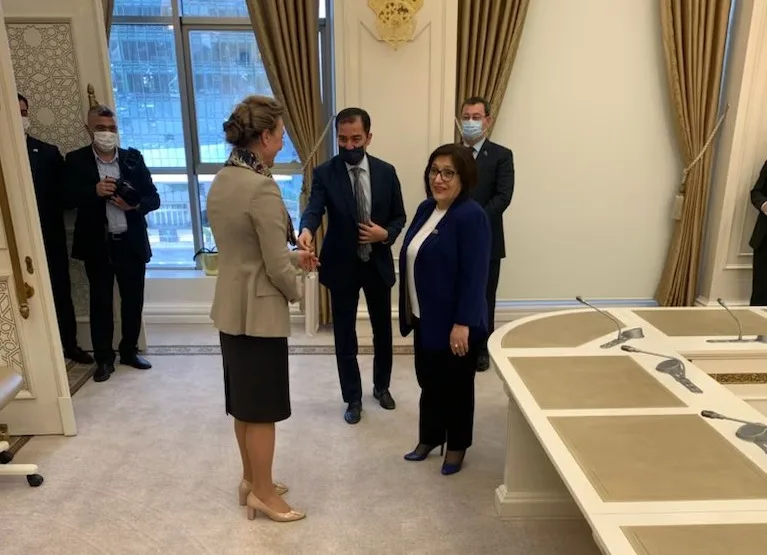 Sahibə Qafarova Avropa Şurasının Baş katibi ilə görüşdü