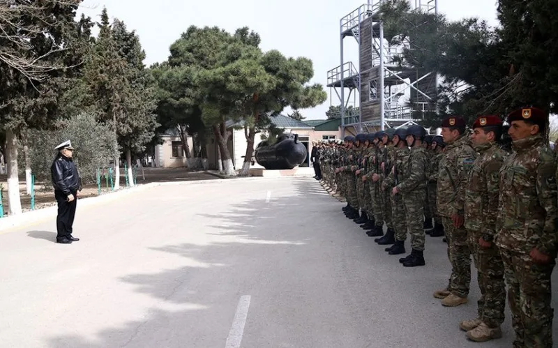 Kontr-admiral "Efes-2022" təlimdə iştirak edəcək heyətin hazırlığını yoxladı - FOTO