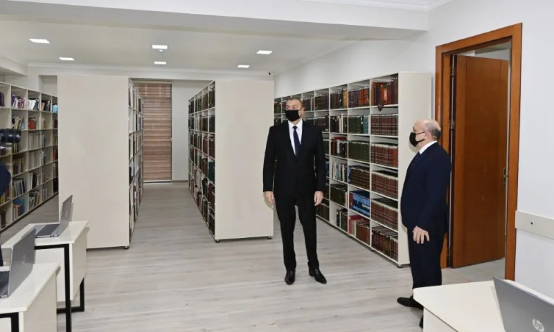 Prezident İlahiyyat İnstitutunun yeni binasının açılışında - YENİLƏNİB