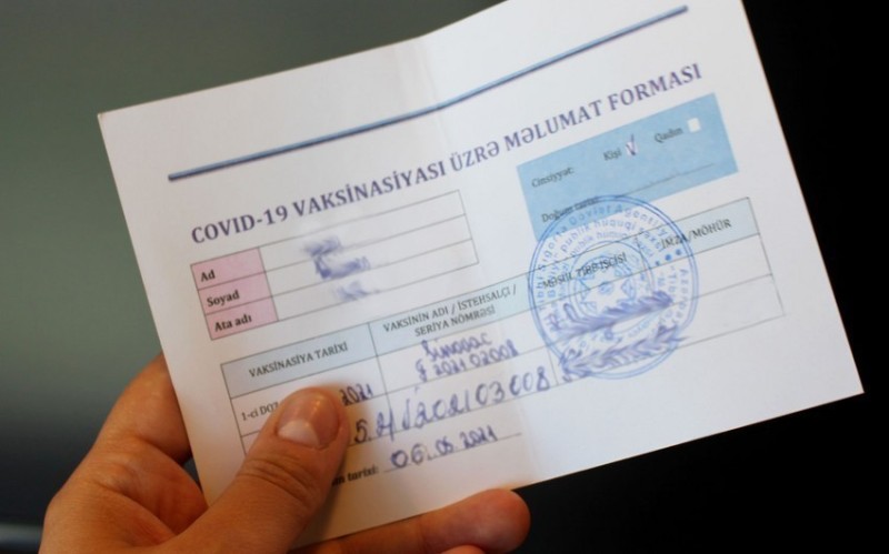 Azərbaycanda vaksin pasportları ləğv edilir - Bu tarixdən