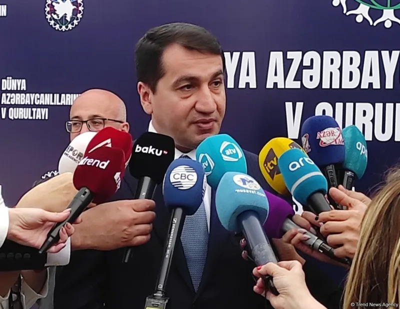 "Ermənistan Azərbaycanın ərazi bütövlüyünü tanımalıdır" - Hikmət Hacıyev