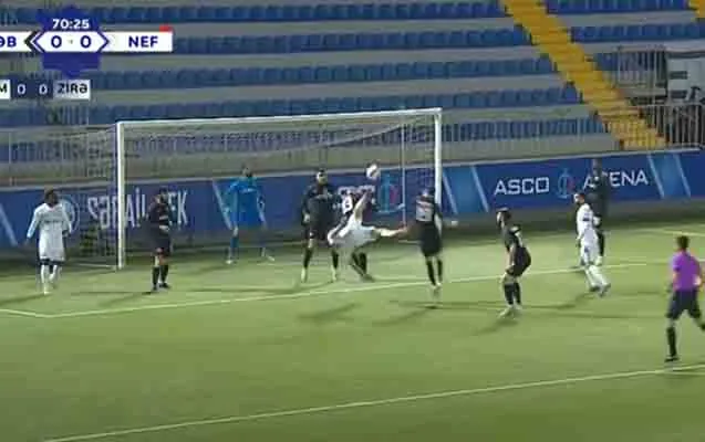 “Neftçi”nin futbolçusundan möhtəşəm qol - VİDEO